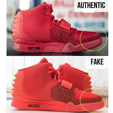 nike air yeezy red october real vs fake|yeezy red october stockx.